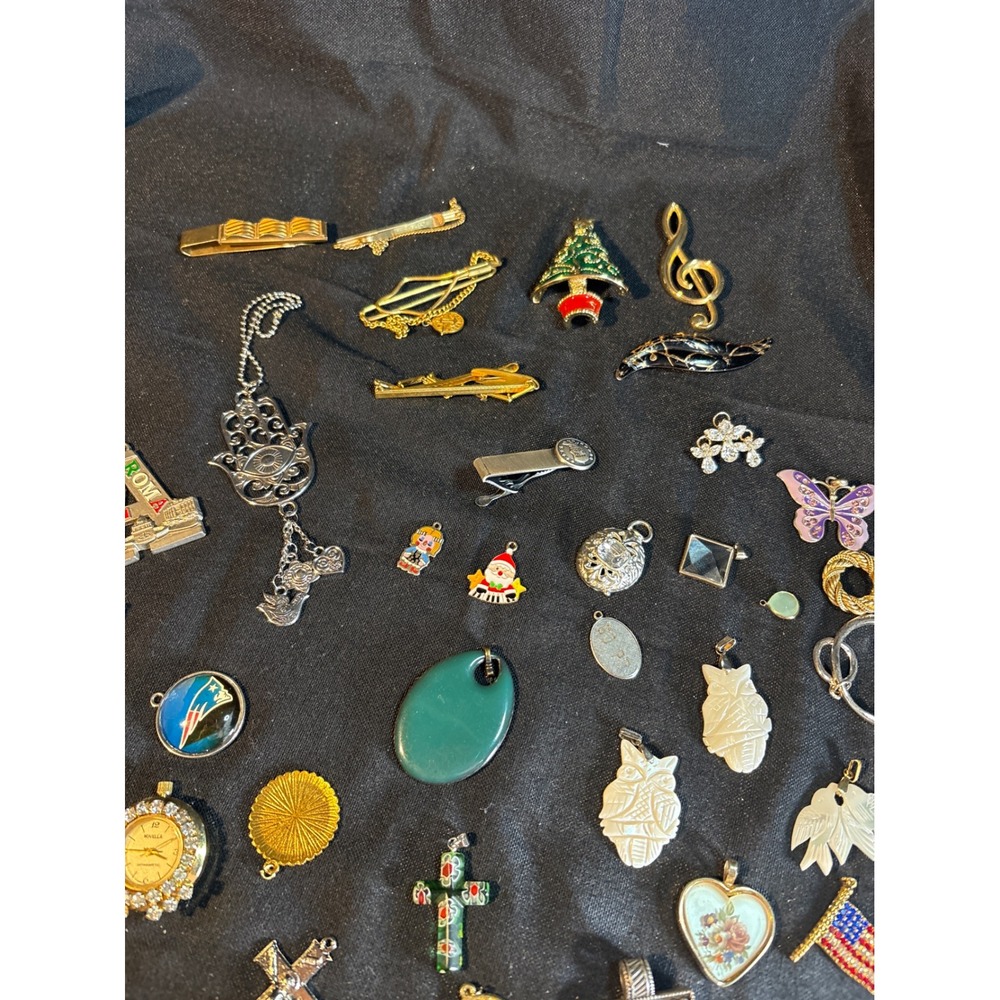 Assorted Charms Collection Crosses Butterflies Co… - image 3